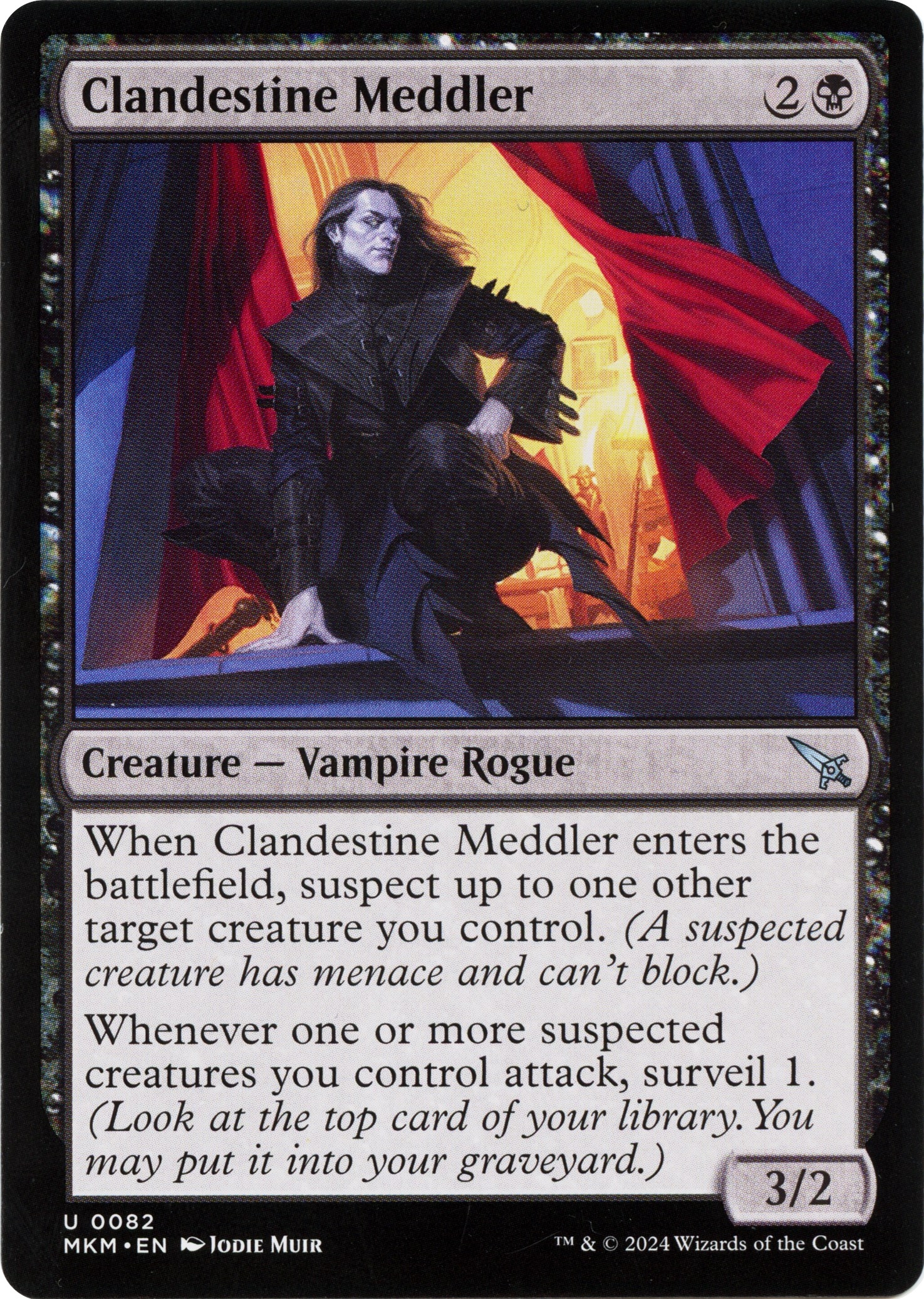 Clandestine Meddler (Red) [Murders at Karlov Manor]