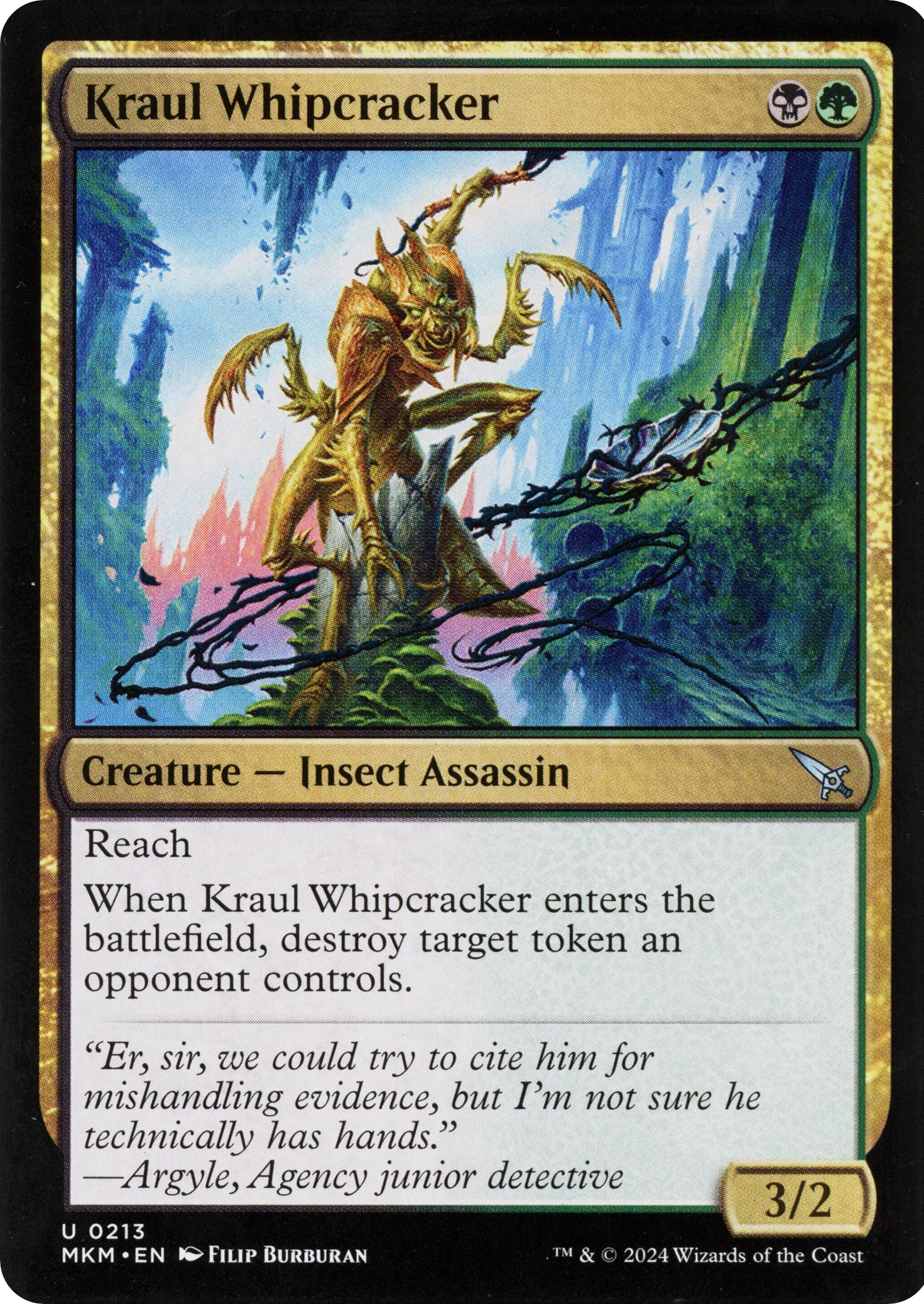 Kraul Whipcracker (Black) [Murders at Karlov Manor]