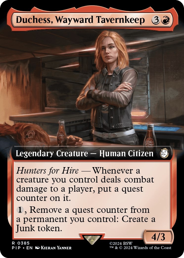 Duchess, Wayward Tavernkeep (Extended Art) [Fallout]