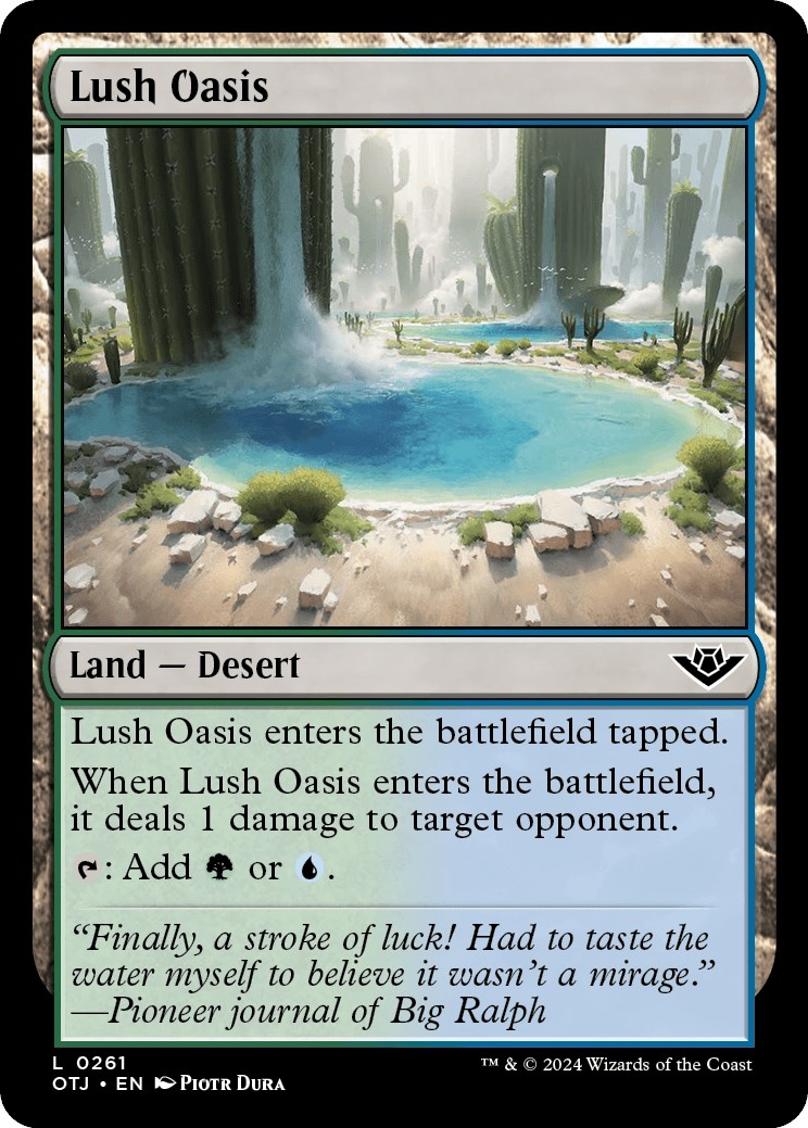 Lush Oasis [Outlaws of Thunder Junction]