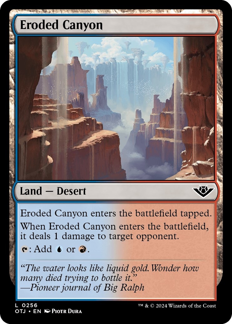 Eroded Canyon [Outlaws of Thunder Junction]