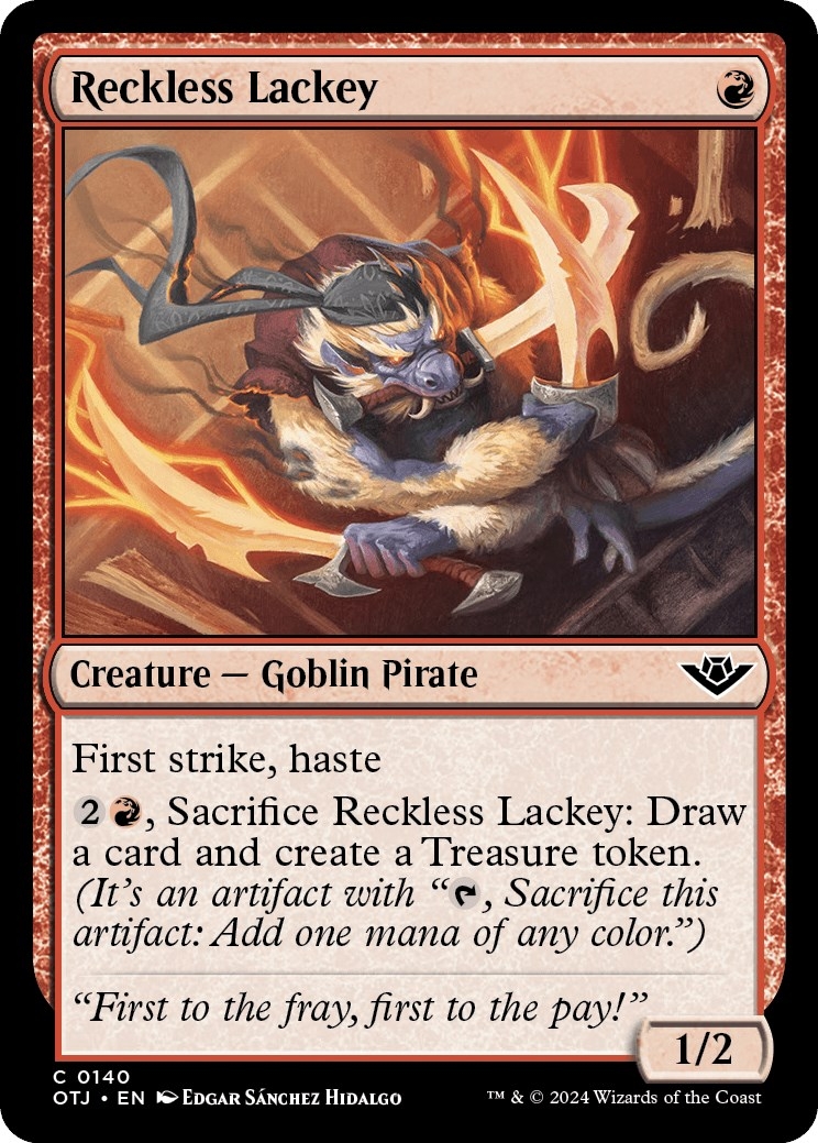 Reckless Lackey [Outlaws of Thunder Junction]