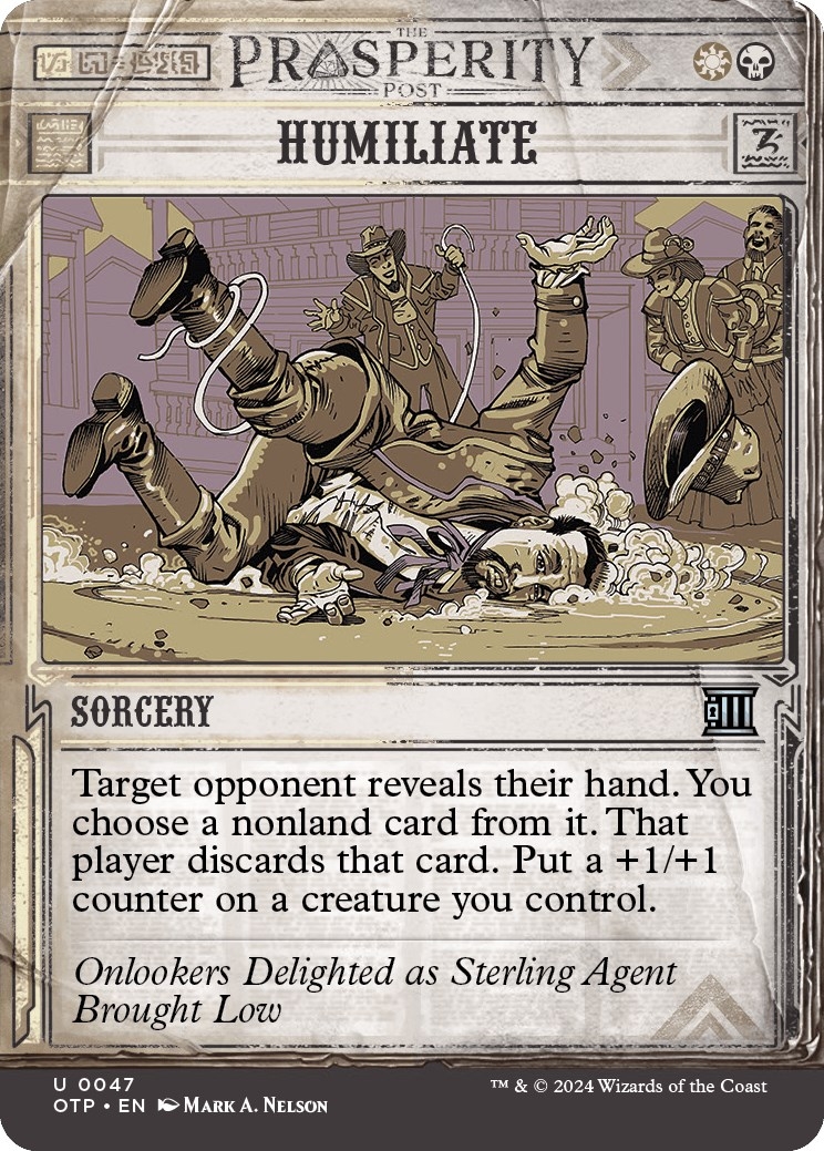 Humiliate [Outlaws of Thunder Junction: Breaking News]