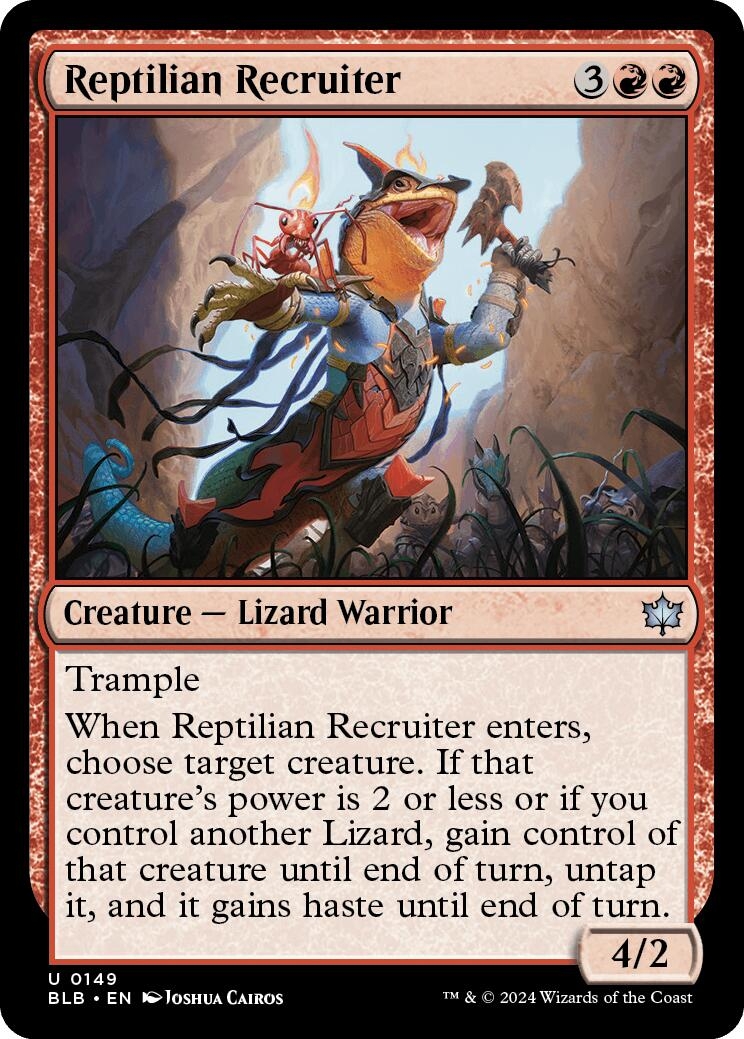 Reptilian Recruiter [Bloomburrow]