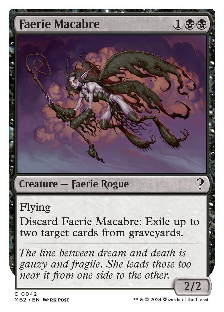 Faerie Macabre (White Border)