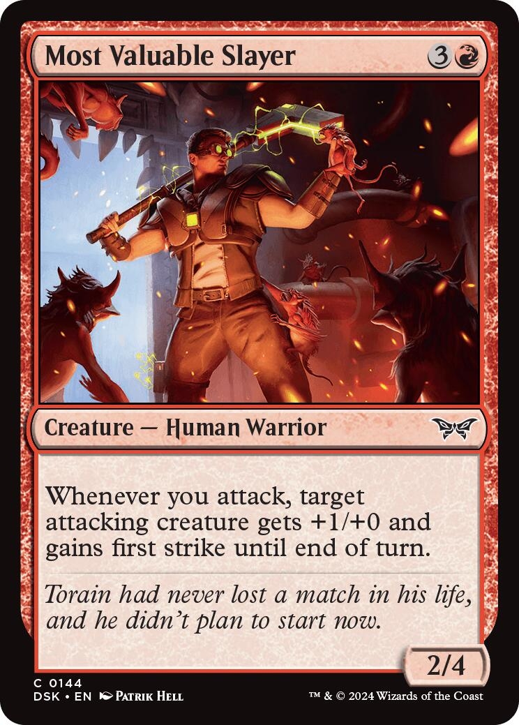 Most Valuable Slayer [Duskmourn: House of Horror]