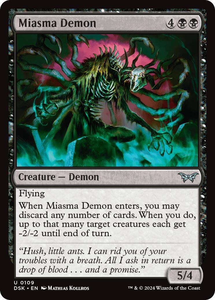 Miasma Demon [Duskmourn: House of Horror]