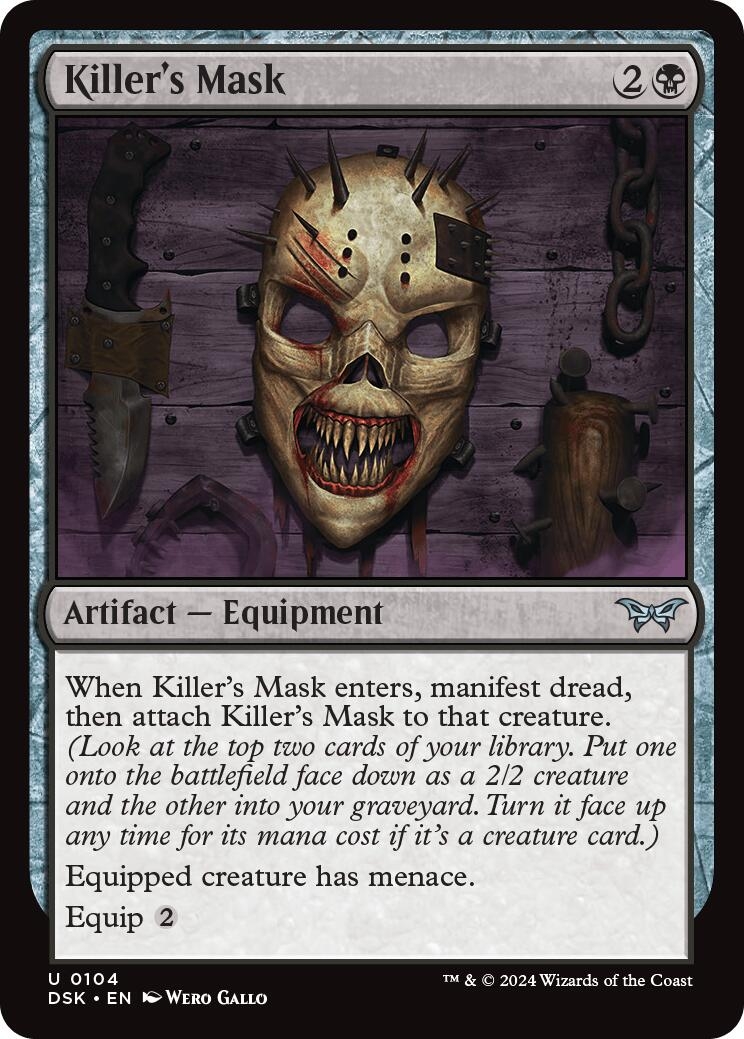 Killer's Mask [Duskmourn: House of Horror]