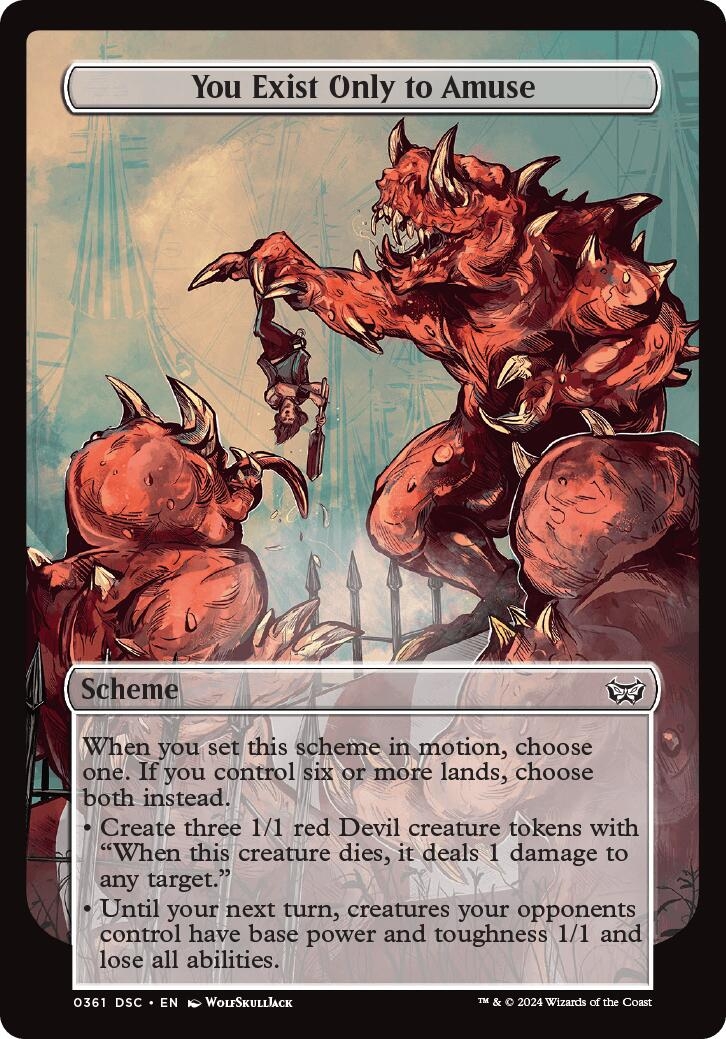 You Exist Only to Amuse (Full Art)