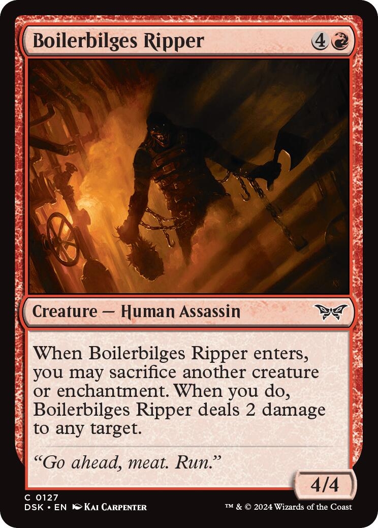 Boilerbilges Ripper [Duskmourn: House of Horror]