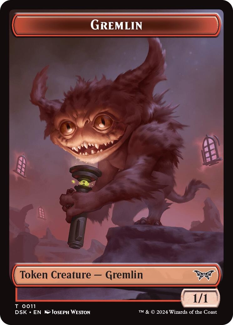 Gremlin Token [Duskmourn: House of Horror Tokens]