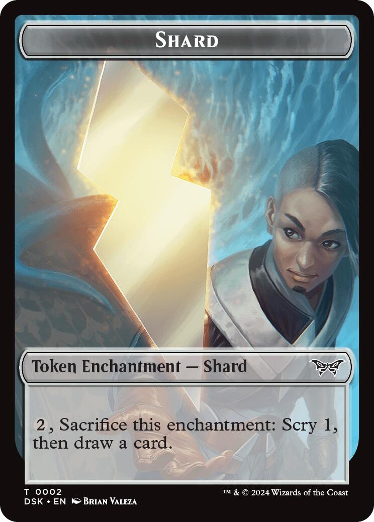 Shard Token [Duskmourn: House of Horror Tokens]
