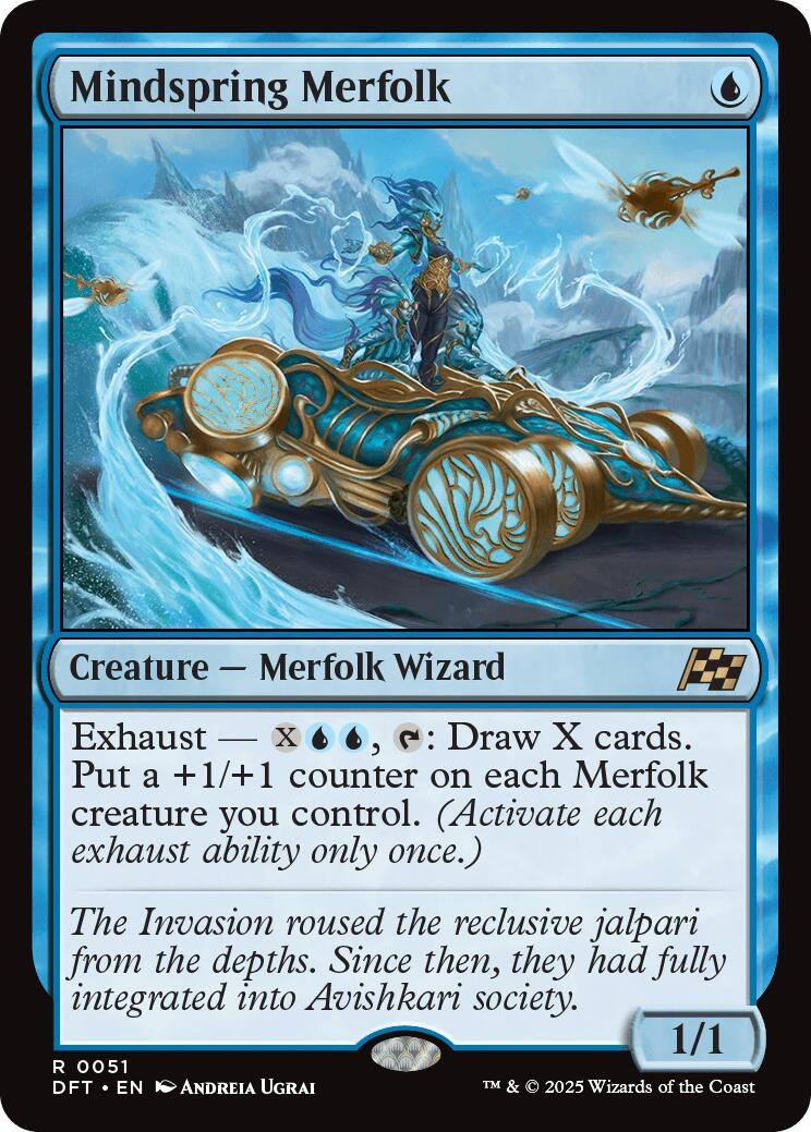 Mindspring Merfolk [Aetherdrift]