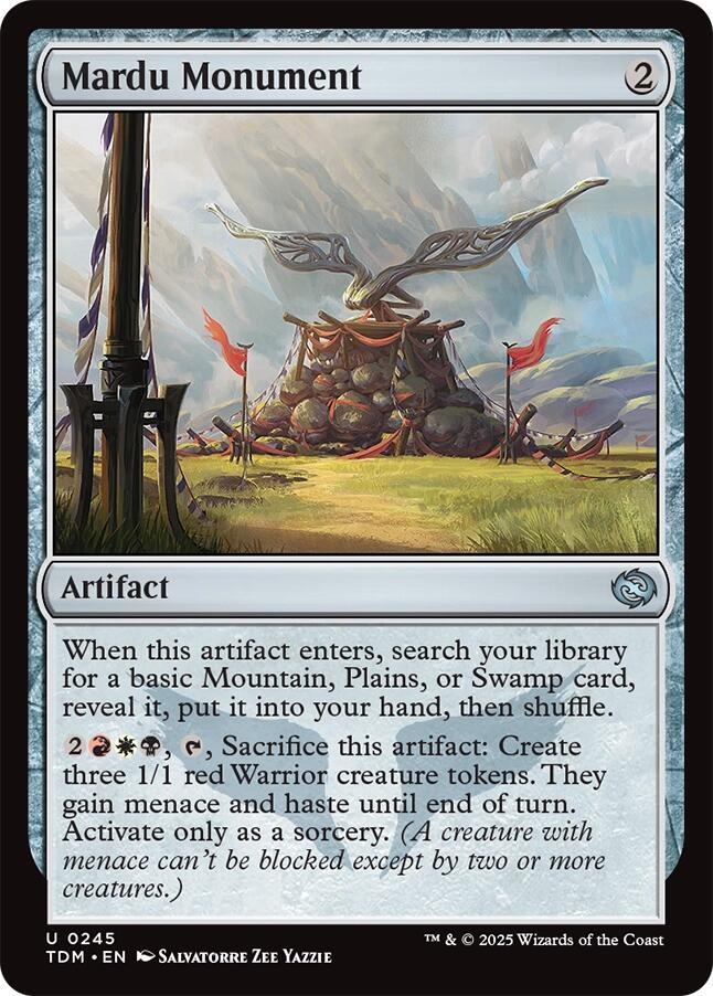 Mardu Monument [Tarkir: Dragonstorm]