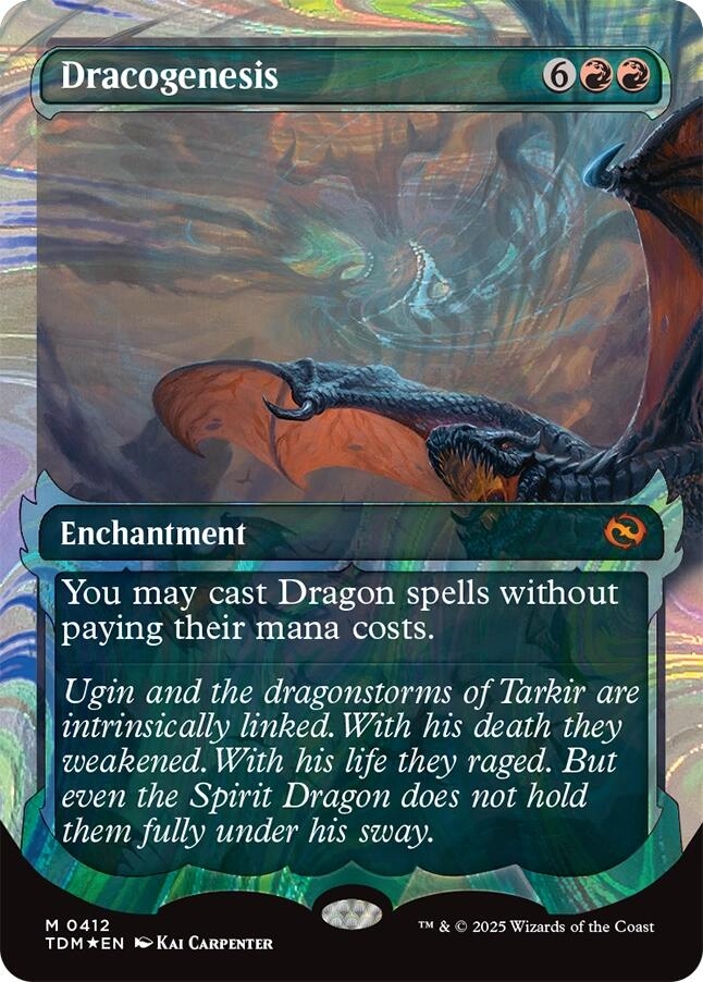 Dracogenesis (0412) (Showcase Halo Foil) (Japanese) [Tarkir: Dragonstorm]