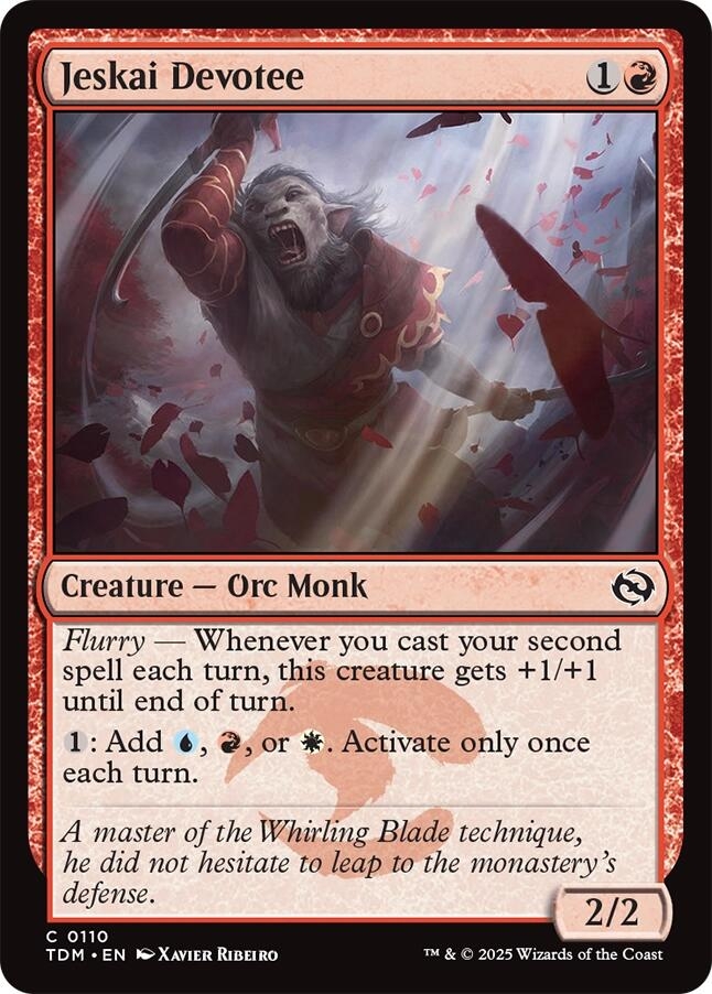 Jeskai Devotee [Tarkir: Dragonstorm]