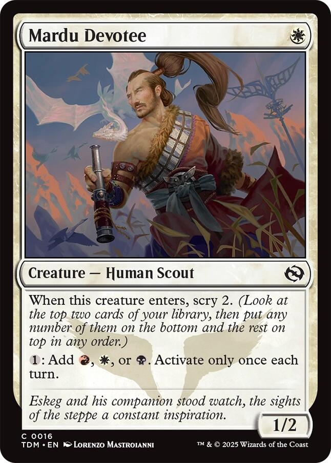 Mardu Devotee [Tarkir: Dragonstorm]