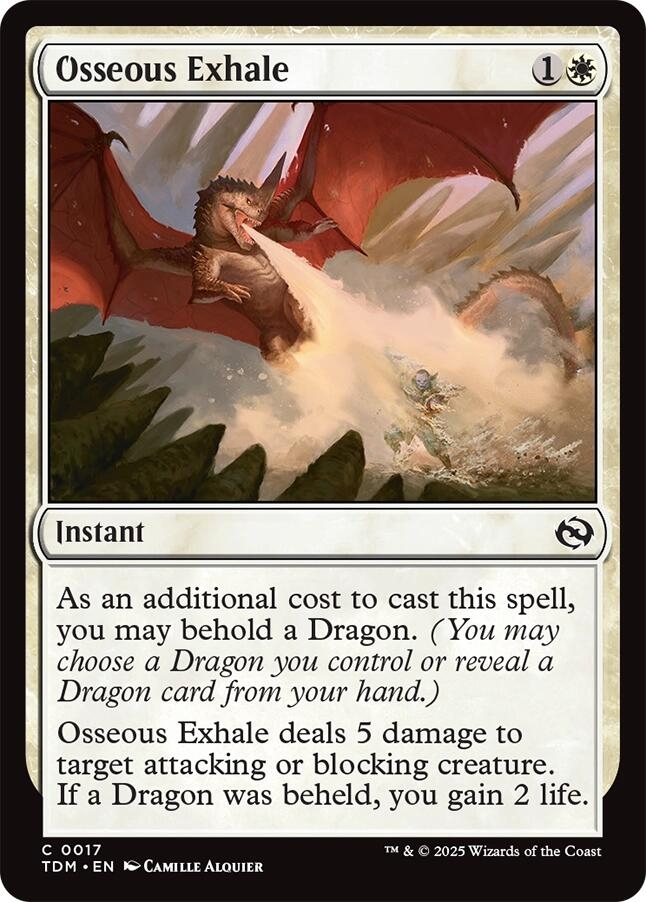 Osseous Exhale [Tarkir: Dragonstorm]