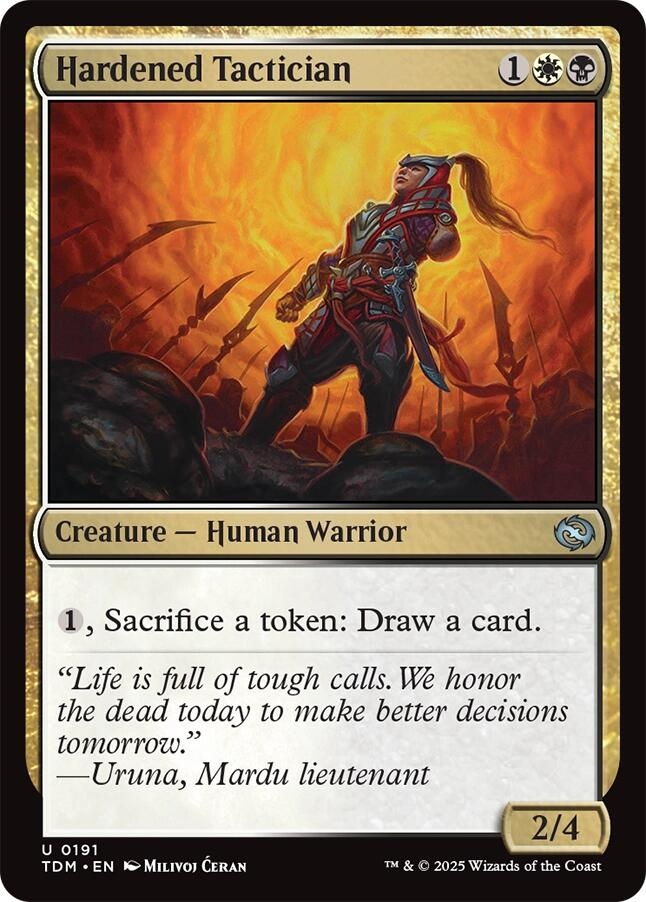 Hardened Tactician [Tarkir: Dragonstorm]