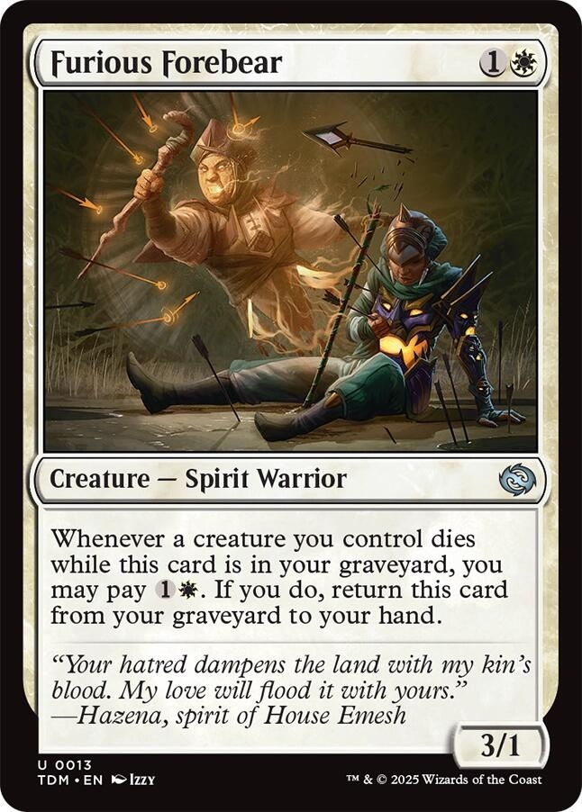 Furious Forebear [Tarkir: Dragonstorm]