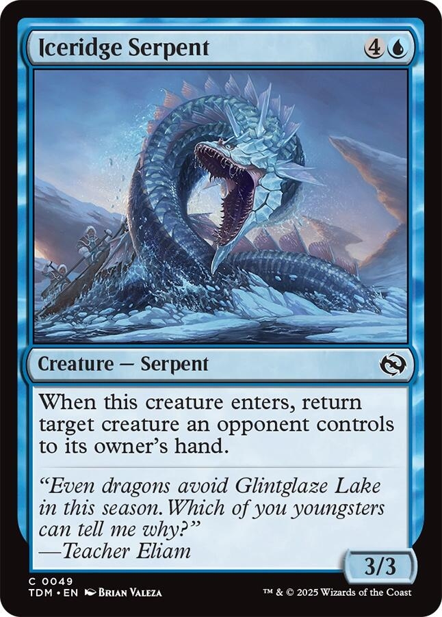 Iceridge Serpent [Tarkir: Dragonstorm]