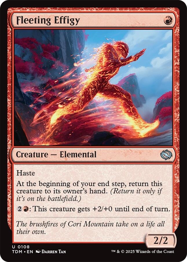 Fleeting Effigy [Tarkir: Dragonstorm]