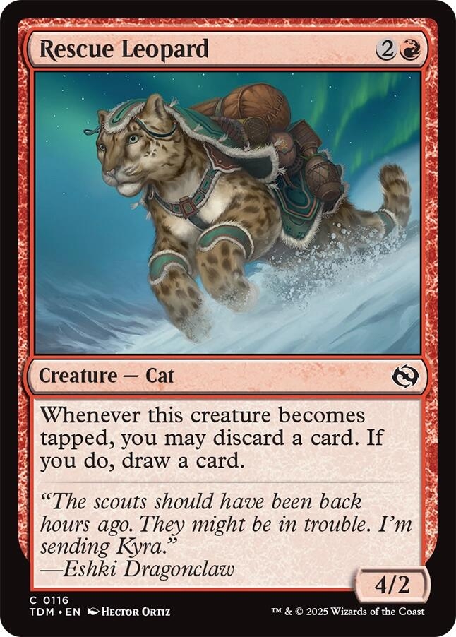 Rescue Leopard [Tarkir: Dragonstorm]