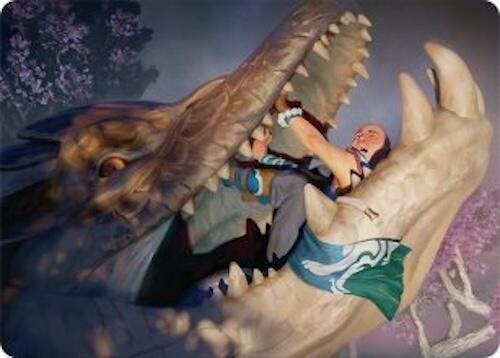 Jaws of Defeat Art Card (53/54) [Tarkir: Dragonstorm Art Series]