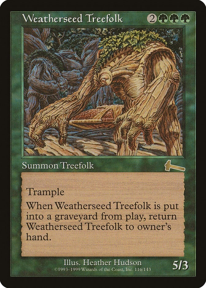 Weatherseed Treefolk (116) (ULG)