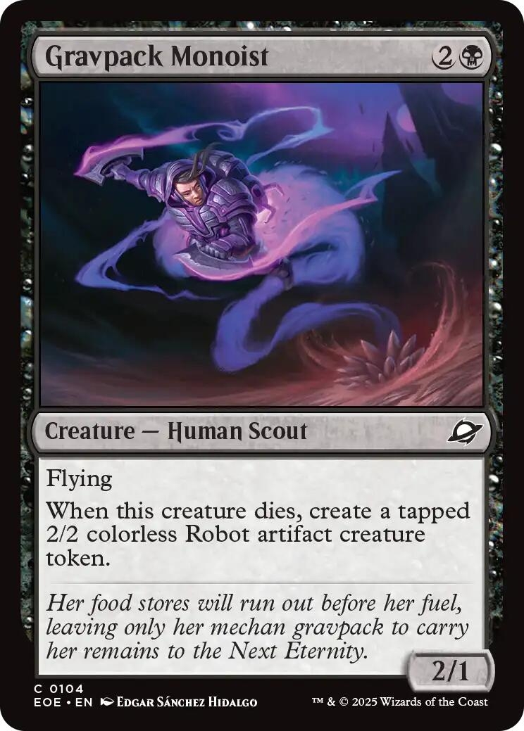 Gravpack Monoist (104) (EOE)