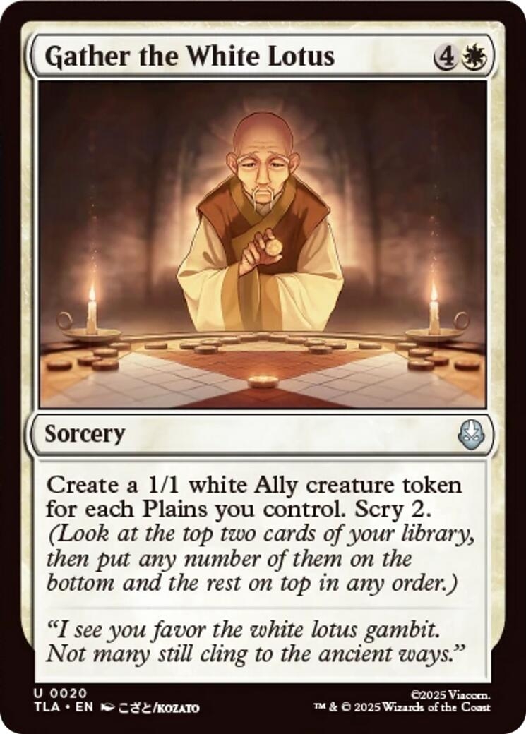 Gather the White Lotus (20) (TLA)