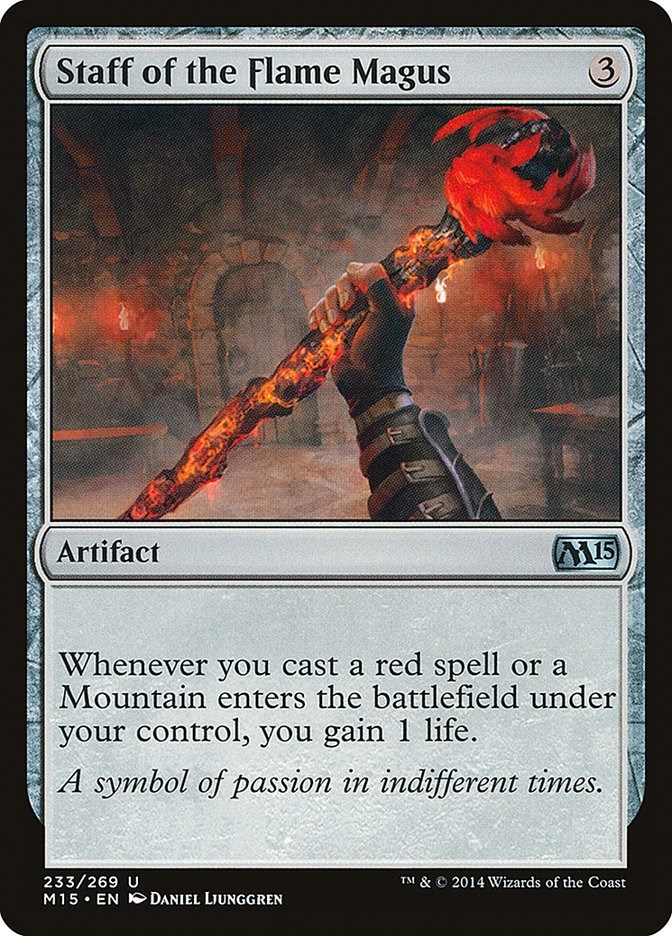 Staff of the Flame Magus (233) (M15)