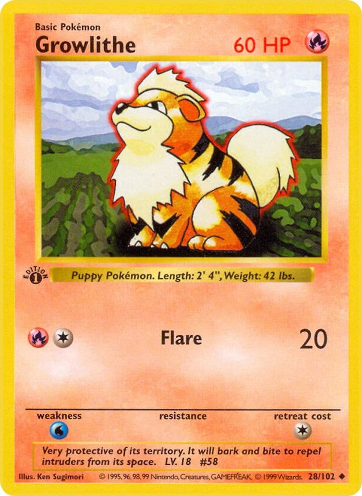 Kortet Growlithe