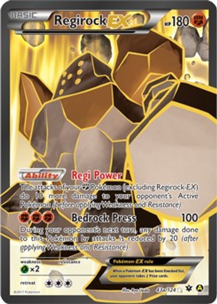 Regirock EX — Alternate Art Promos #43a/236