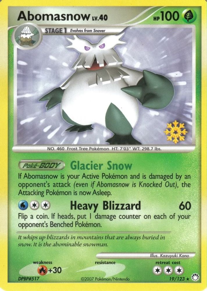 Abomasnow — Countdown Calendar Promos #19/132