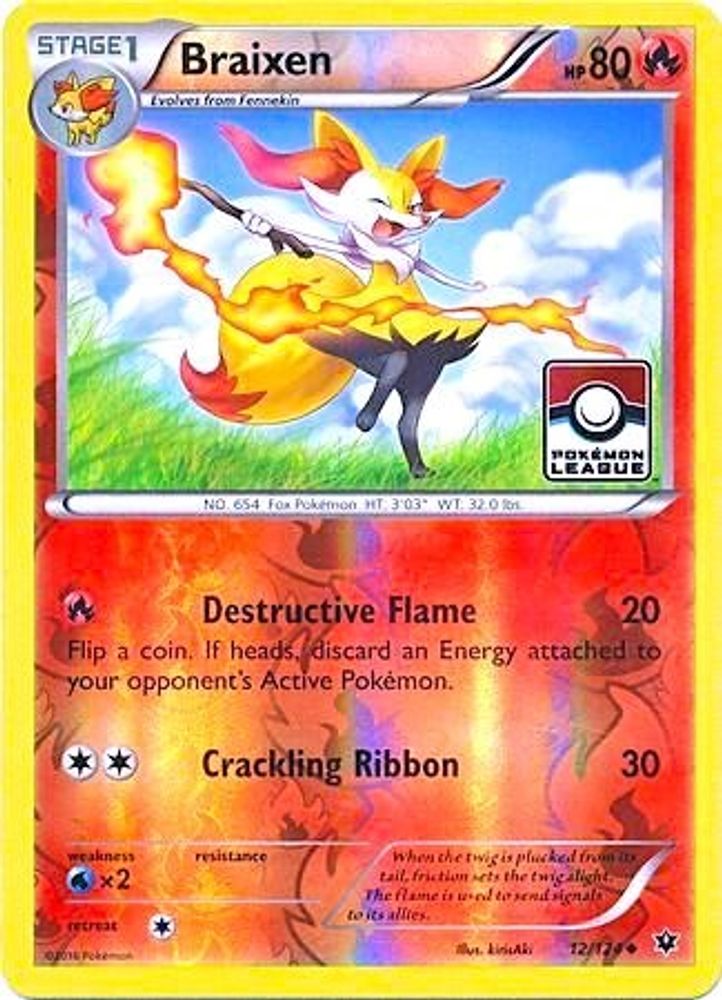 Braixen — League & Championship Cards #12/264