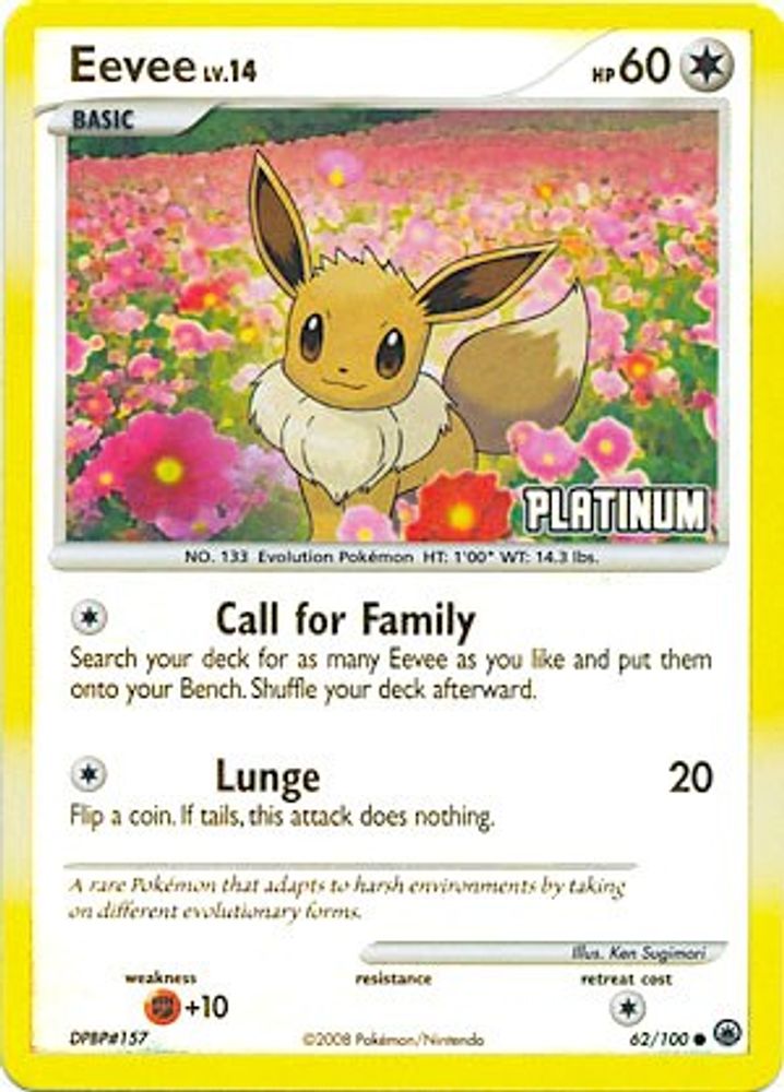Eevee — Burger King Promos #62/146