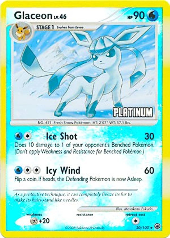 Glaceon — Burger King Promos #20/146