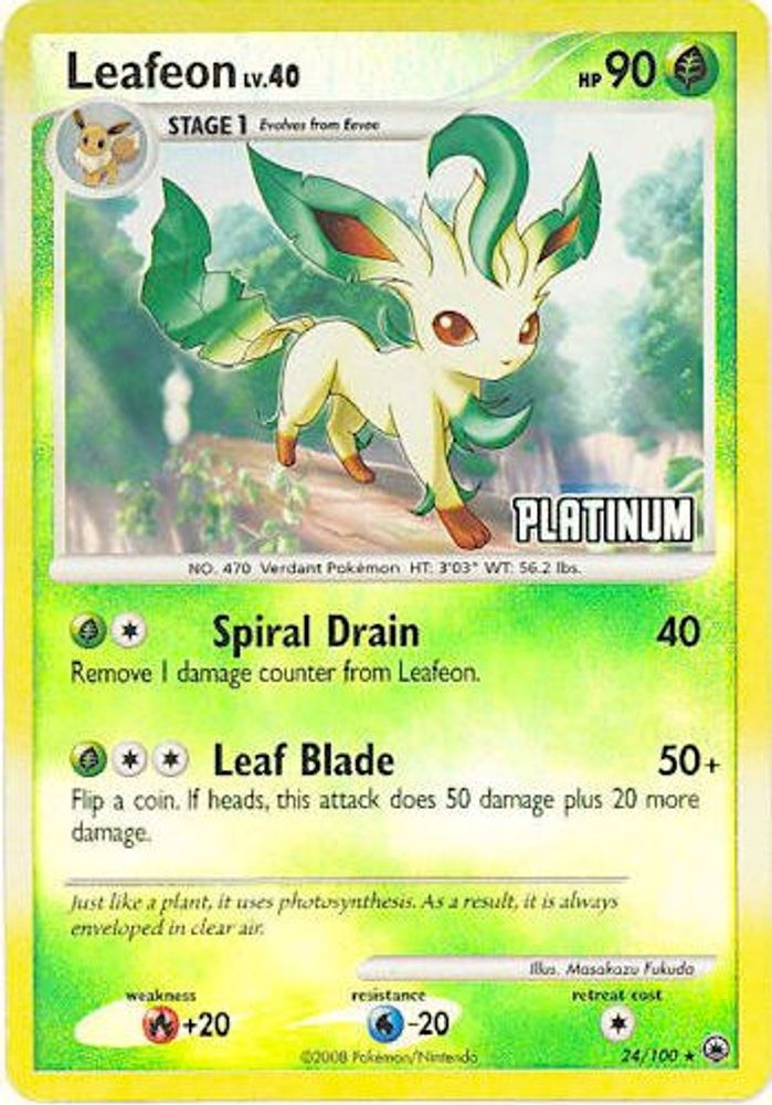 Leafeon — Burger King Promos #24/146
