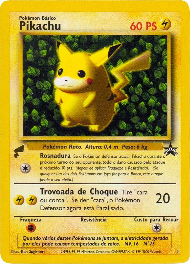 Pikachu — Pikachu World Collection Promos #1
