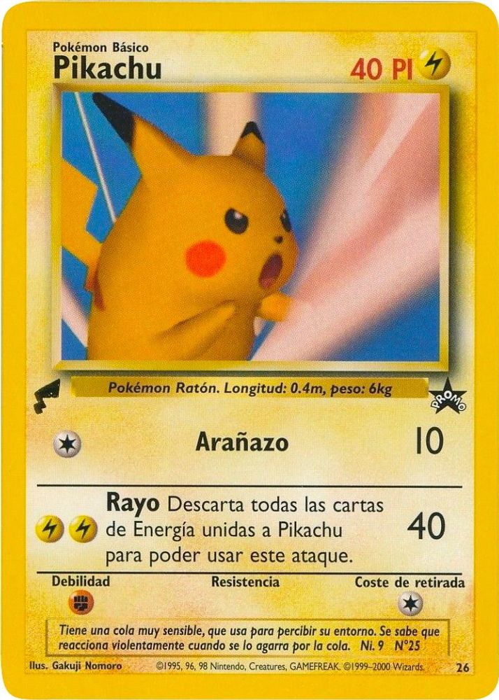 Kortet Pikachu