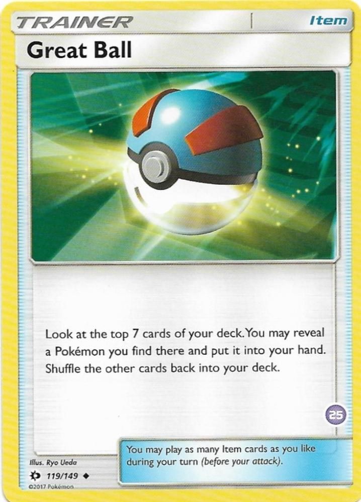 Great Ball — SM Trainer Kit: Alolan Sandslash & Alolan Ninetales #119/156