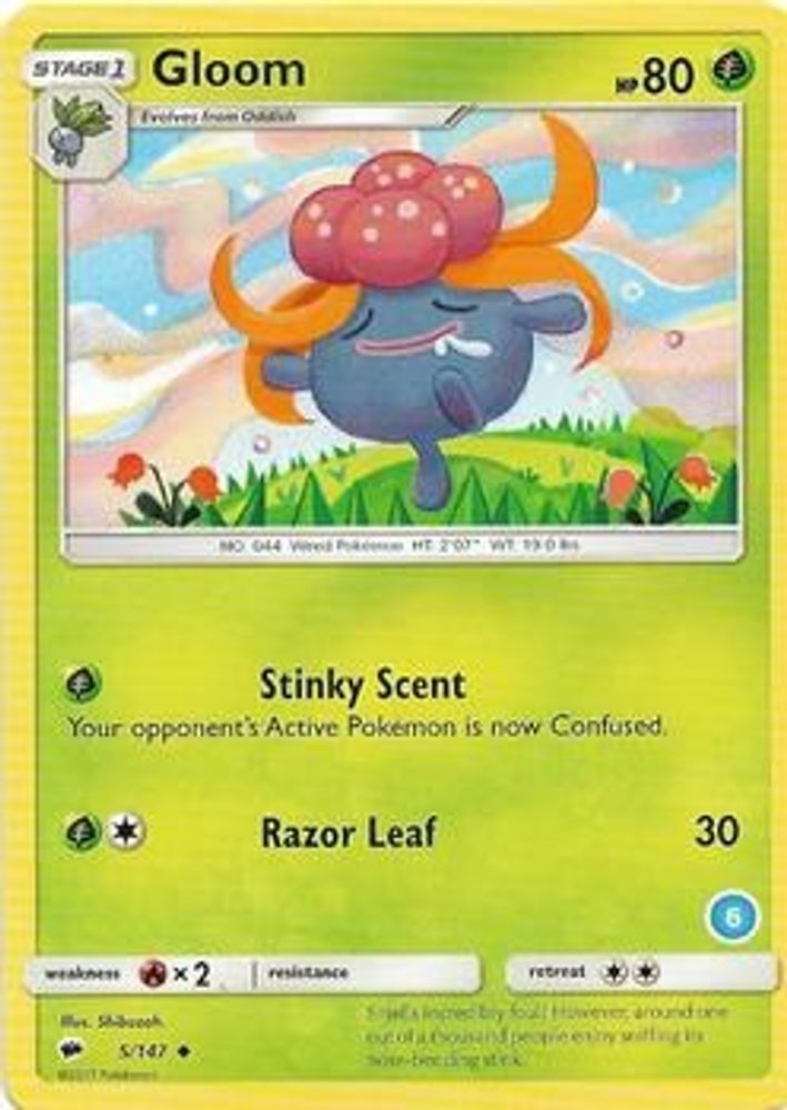 Gloom — SM Trainer Kit: Alolan Sandslash & Alolan Ninetales #5/156