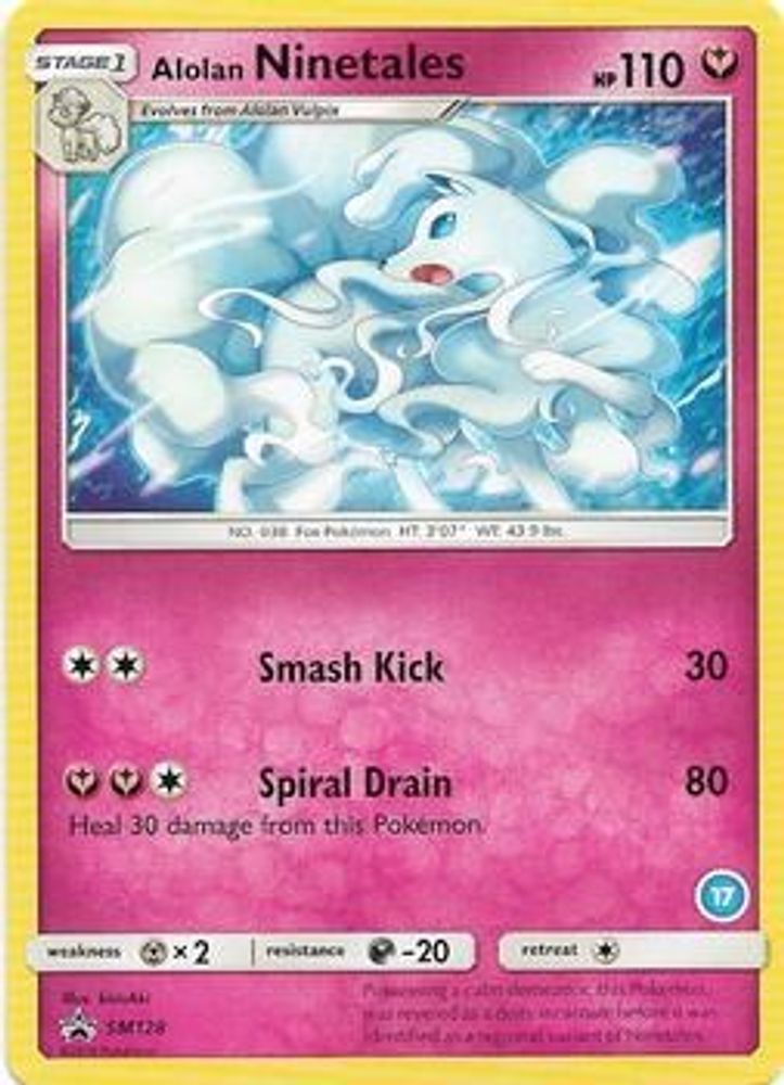 Alolan Ninetales — SM Trainer Kit: Alolan Sandslash & Alolan Ninetales #SM128/156