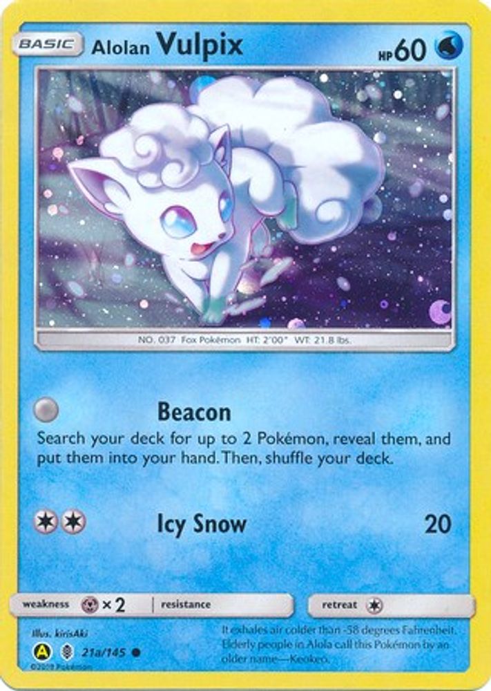 Alolan Vulpix — Alternate Art Promos #21a/236