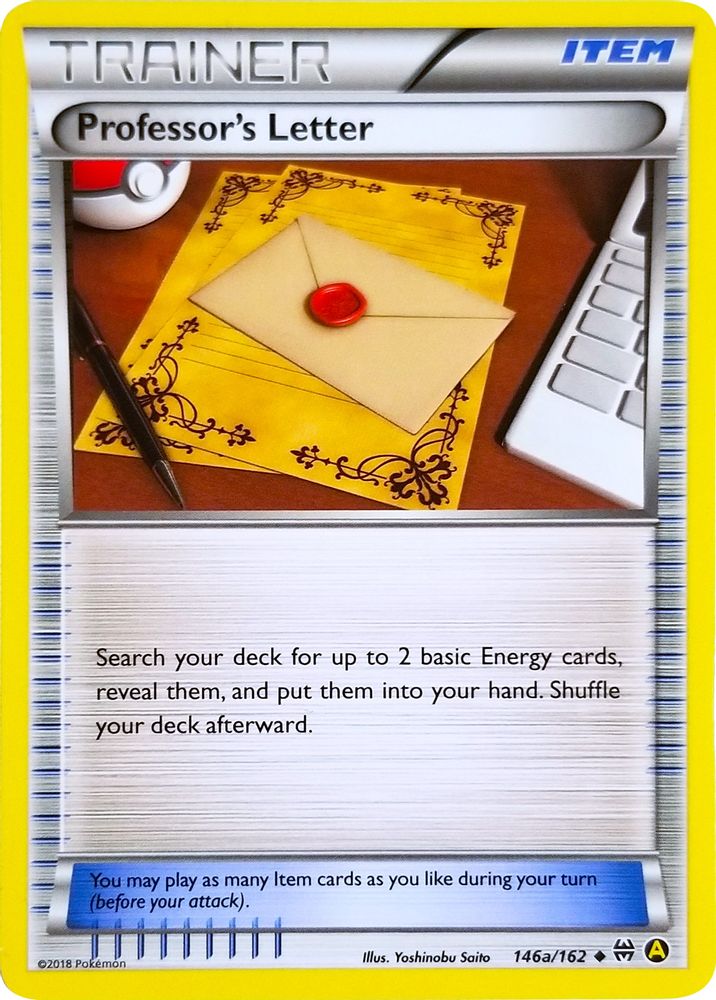 Professor's Letter — Alternate Art Promos #146a/236