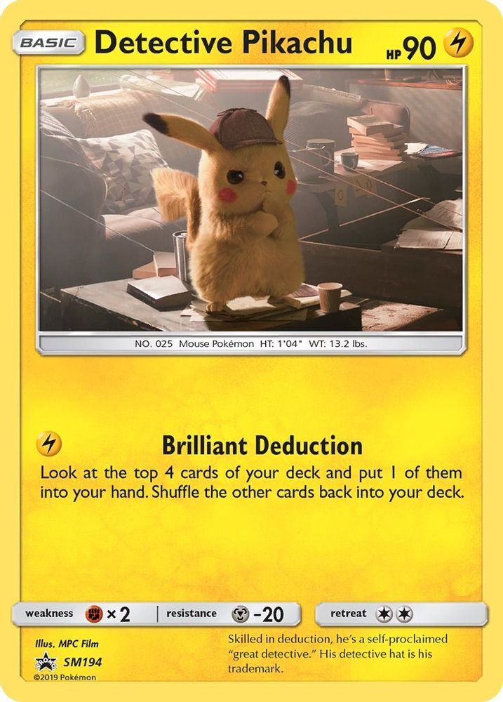 Kortet Detective Pikachu