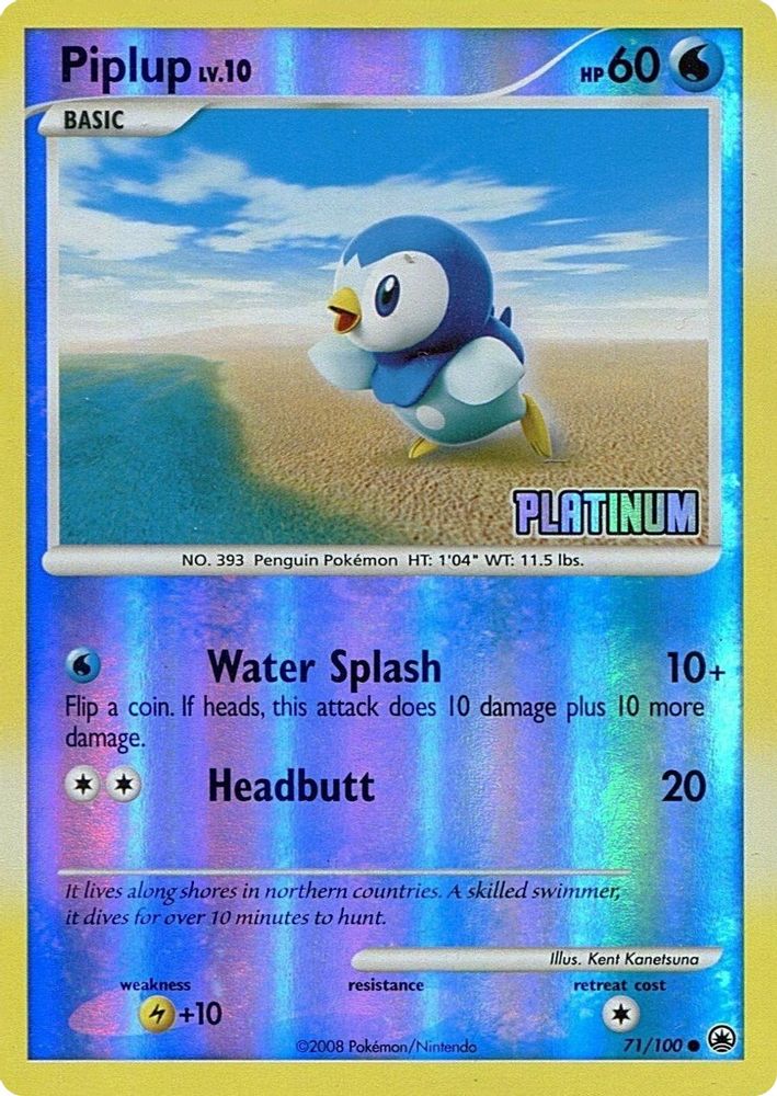 Piplup — Burger King Promos #71/146