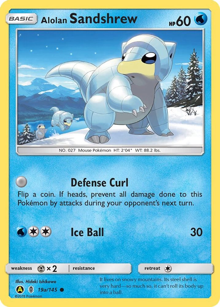 Alolan Sandshrew — Alternate Art Promos #19a/236