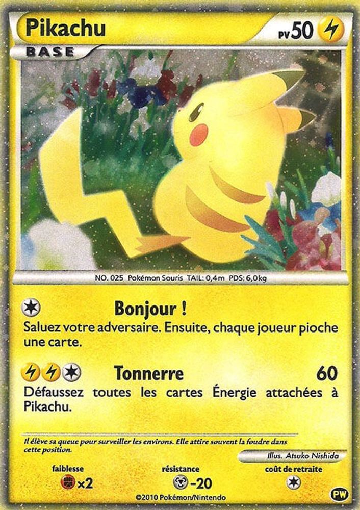 Pikachu — Pikachu World Collection Promos #PW 7